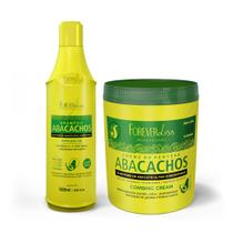 Kit Shampoo e Creme de Pentear Abacachos Forever Liss