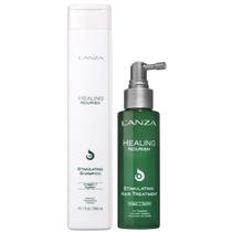 Kit Shampoo e Hair Treatment L'Anza Nourish Stimulating