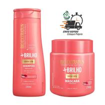 Kit Shampoo e Máscara 250g +Brilho Bio Extratus Antifrizz