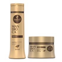 Kit Shampoo e Máscara 300gr Haskell Mandioca Crescimento Kit Shampoo e Máscara 300gr Haskell Mandioca Crescimento