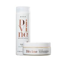 Kit Shampoo e Mascara Antifrizz BRAÉ Divine