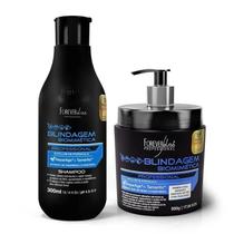 Kit Shampoo e Máscara Blindagem Capilar Forever Liss Kit Shampoo e Máscara Blindagem Capilar Forever Liss