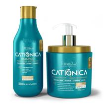 Kit Shampoo e Mascara Capilar Catiônica Forever Liss Kit Shampoo e Mascara Capilar Catiônica Forever Liss
