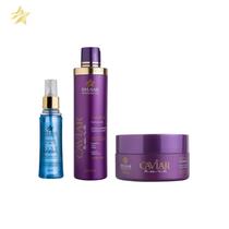 Kit Shampoo e Máscara Caviar 300ml + Doador de Brilho 90ml
