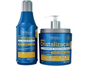 Kit Shampoo e Máscara Forever Liss Professional - Nano Cristalização