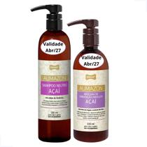 Kit Shampoo e Máscara Hidratação Aumazon Açaí 500ml Perigot Pet Cães Gatos Kit Shampoo e Máscara Hidratação Aumazon Açaí 500ml Perigot Pet Cães Gatos