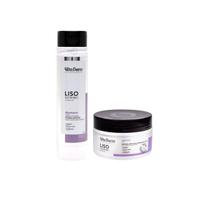 Kit Shampoo E Máscara Liso Extremo Vita Derm Hipoalergenica