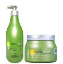Kit Shampoo E Máscara Loréal Force Relax Nutri Control 500ml
