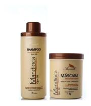 Kit Shampoo E Máscara Mandioca 1L Aramath Profissional