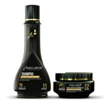 Kit Shampoo E Máscara Mandioca 250ml Raiz Latina Profissional Hidratação Capilar Fortalecimento