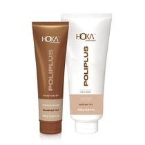 Kit shampoo e máscara nutrição poliplus teia hoka