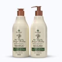 Kit Shampoo e Máscara Pau Brasil 500ml Kit Shampoo e Máscara Pau Brasil 500ml