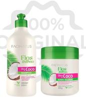 Kit Shampoo E Mascara Profissional Oleo De Coco Facinatus