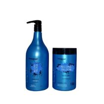 Kit Shampoo e Máscara Reconstrutor Profissional Onixx Brasil 1lt