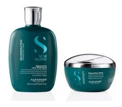 Kit Shampoo E Máscara Semi Di Lino Reconstruction Alfaparf