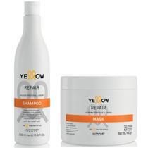 Kit Shampoo e Máscara Yellow Repair 500ml Kit Shampoo e Máscara Yellow Repair 500ml