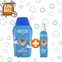 Kit Shampoo e Perfume Para Cães de Cheirinho de Bebê - ANIMALISSIMO