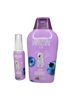 Kit Shampoo E Perfume Para Cães Pet Blueberry Animalíssimo