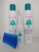 Kit Shampoo e recondicionador arruda e citronela, Abelha Rainha, piolhos e lêndeas, infantil