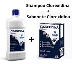 Kit Shampoo e Sabonete Clorexidina Dugs - Dug's