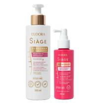 Kit Shampoo e Tônico Antiqueda Feminino Dermo Hair Resistência Minoxi Amenil Eudora Siàge Kit Shampoo e Tônico Antiqueda Feminino Dermo Hair Resistência Minoxi Amenil Eudora Siàge