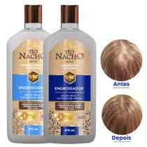 Kit Shampoo Engrossador 415ml + Condicionador Engrossador 415ml Tio Nacho