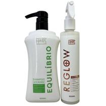 Kit Shampoo Equilíbrio Com Alecrim E Mentol + Spray Reglow Kit Shampoo Equilíbrio Com Alecrim E Mentol + Spray Reglow