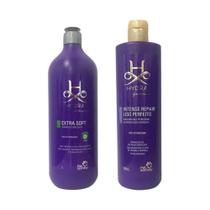 Kit Shampoo Extra soft + Liso Perfeito 1L Kit Shampoo Extra soft + Liso Perfeito 1L