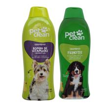 Kit Shampoo Filhote + Shampoo Bomba de Vitamina Pet Clean Kit Shampoo Filhote + Shampoo Bomba de Vitamina Pet Clean