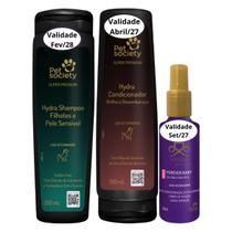 Kit Shampoo Filhotes Condicionador E Colônia Forever Baby Super Premium Pet Society Cães E Gatos Kit Shampoo Filhotes Condicionador E Colônia Forever Baby Super Premium Pet Society Cães E Gatos