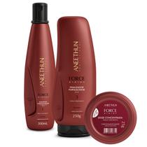 Kit Shampoo Finalizador e Dose Force System Aneethun