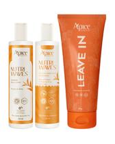 Kit shampoo, gelatina 300ml nutri waves leaven in