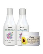 Kit Shampoo Gentleman , Condicionador Keep Me E Butterflower Kah-noa