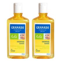 Kit Shampoo Granado Bebê Tradicional 250ml 02 unidades