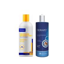 Kit Shampoo Hexadene Spherulites 500ml + Hidrapet Creme 500g - AGENER UNIAO E VIRBAC