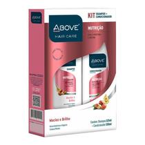 Kit Shampoo Hidratação Above Hair Care Maciez e Brilho 325ml + Condicionador Hidratação Above Hair Care Maciez e Brilho 200ml