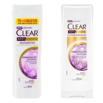Kit Shampoo Hidratação Intensa Clear 400ml Condicionador Clear Hidratação Intensa 200ml