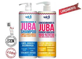 Kit Shampoo Higienizando e Condicionador A Juba Widi Care 1L