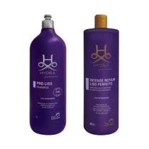 Kit Shampoo Hydra Pro Liss 1L + Mascara Liso Perfeito