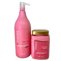 KIT Shampoo Impact 1.5L + Máscara Impact 1.25Kg - Hobety