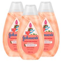 Kit Shampoo Johnson's Baby Cachos Definidos 200ml com 3 unidades
