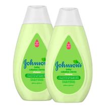 Kit Shampoo Johnsons Baby Cabelos Claros 400ml 2 Unidades