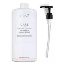 Kit shampoo keune keratin smooth 1000ml + brinde pump