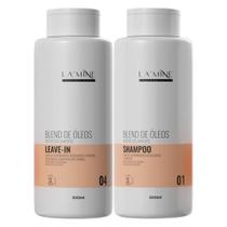 Kit Shampoo + Leave-in Blend De Óleos Lamine 2x500ml