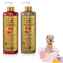 Kit Shampoo Liso Absoluto Para Cães Gatos + Condicionador Cereja Avela Liso Absoluto 500ml Kit Shampoo Liso Absoluto Para Cães Gatos + Condicionador Cereja Avela Liso Absoluto 500ml