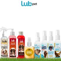 Kit Shampoo Lub Ultra + Leave-in + Perfume Explendore + Limpa Pata + Limpa Orelha + Higiene Bucal + Shampoo a Seco Lub Pet