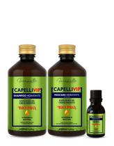 Kit Shampoo Máscara CapelliVim 500ml Finalizador