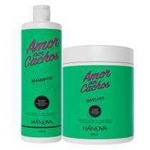 Kit Shampoo + Máscara Capilar Amor Por Cachos Hanova 500ml