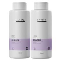 Kit Shampoo + Máscara Capilar Lisos Lamine 2X500Ml Kit Shampoo + Máscara Capilar Lisos Lamine 2X500Ml