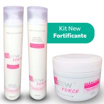 Kit Shampoo Máscara Condicionador Fortificante Capilar